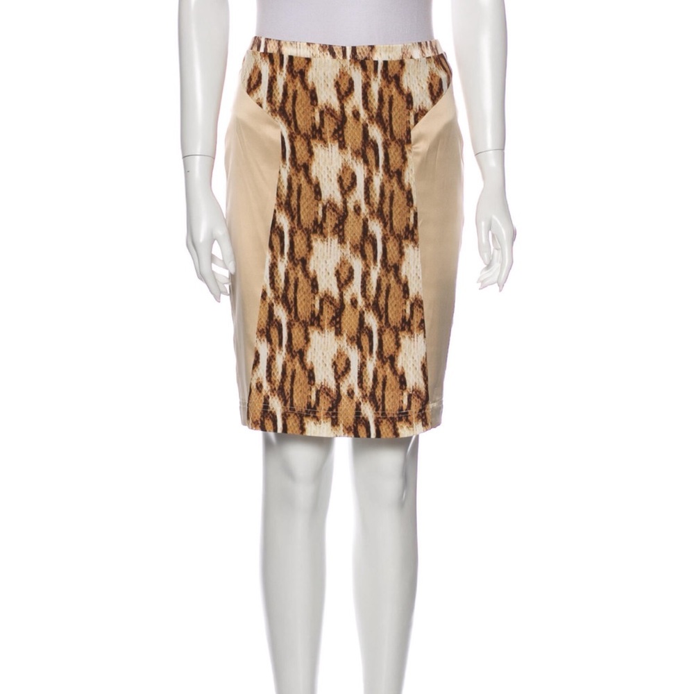 Just Cavalli animal print skirt S